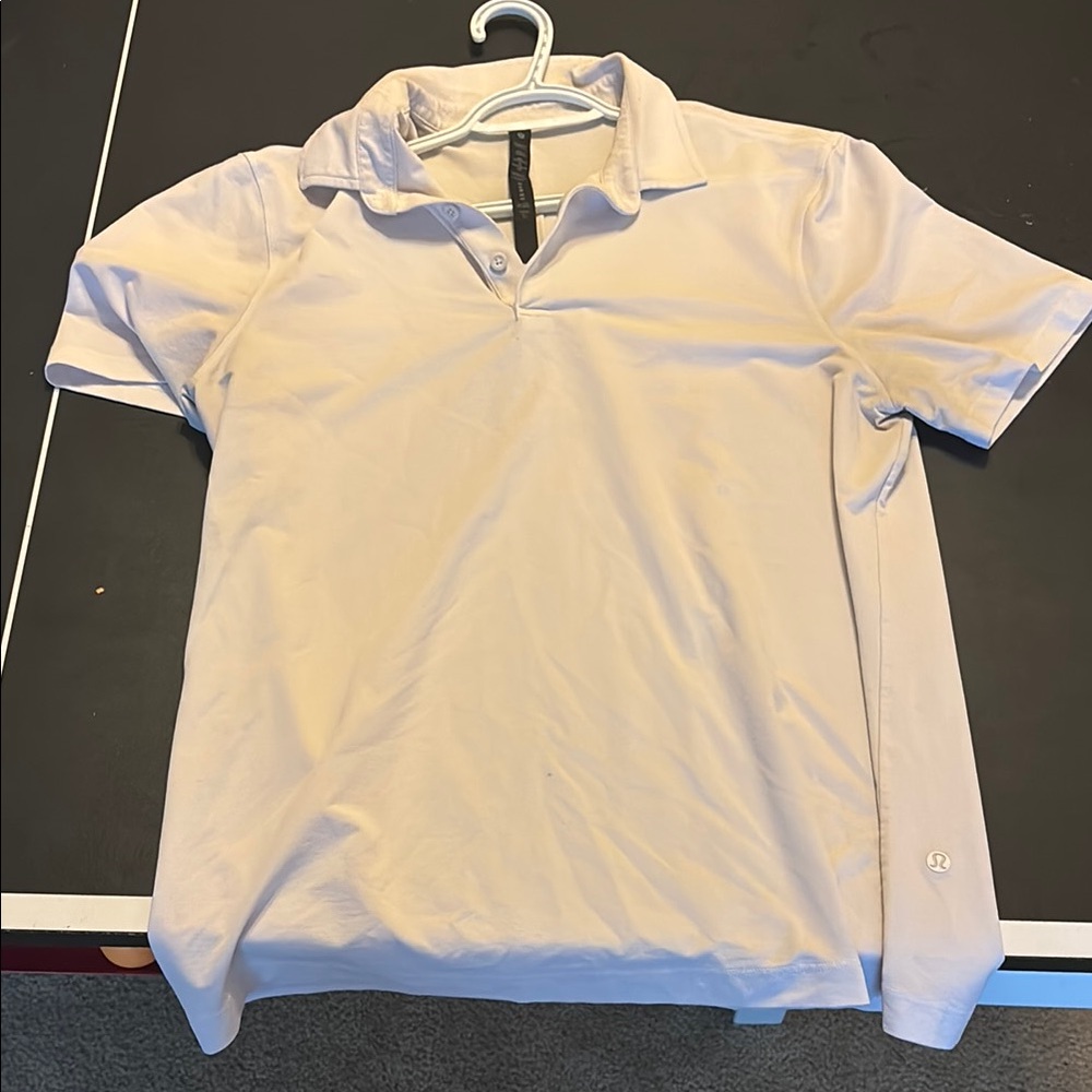 Men's Lululemon Cream Polo Shirt